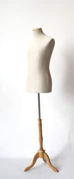 BUSTO - SARTORIALE - UOMO - BASE - TAPPO - LEGNO